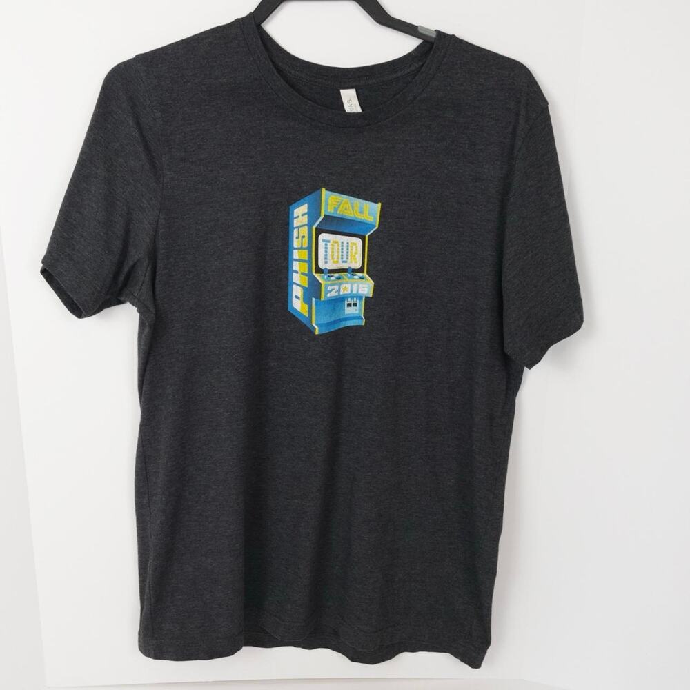 Phish Fall Tour 2016 Limited Edition T Shirt Arcade Graphic w/ Tour Dates Mens L